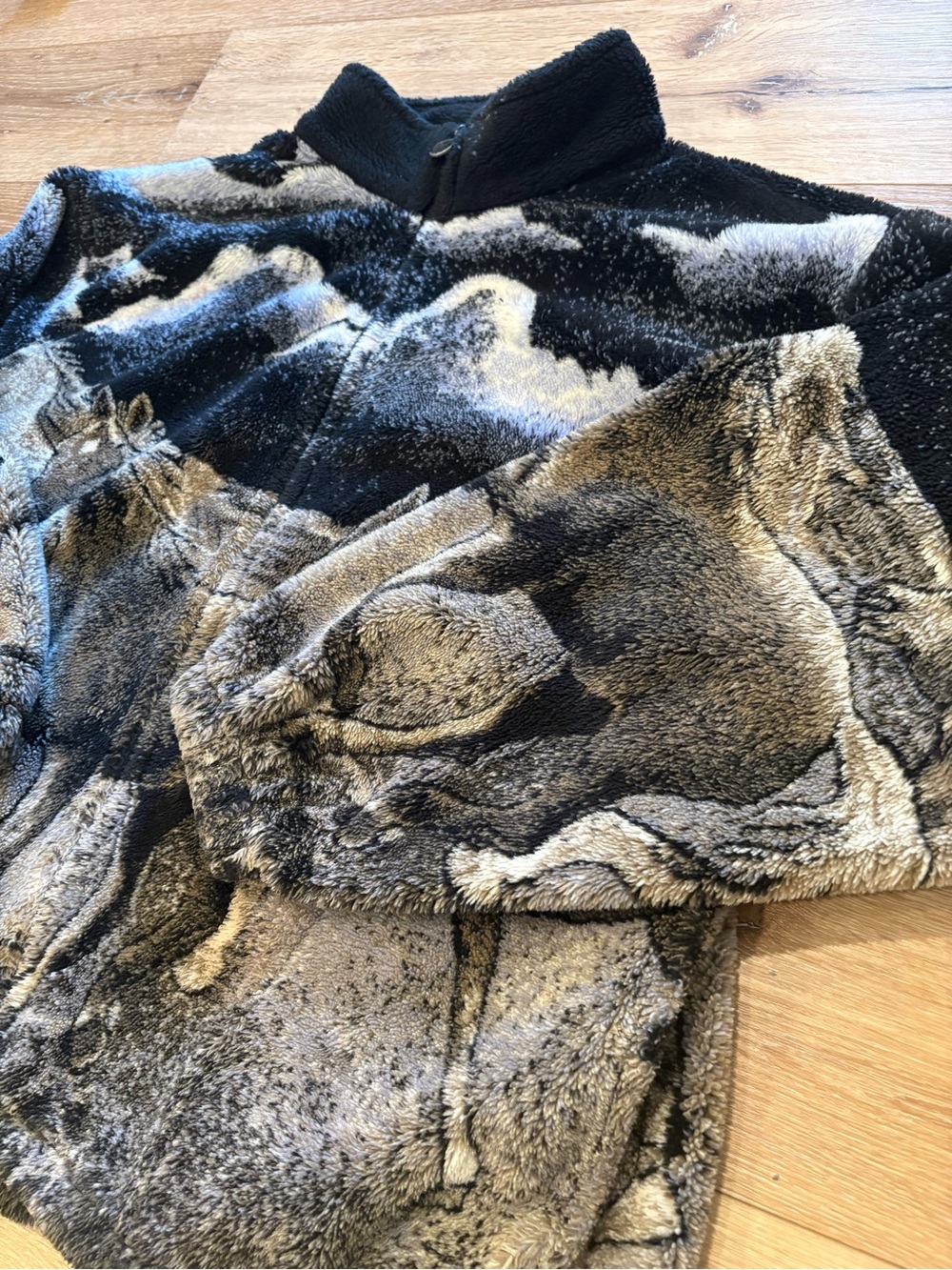 Vintage Outback Trading Co Horse Fleece Jacket All Over Print Gorpcore- XXL